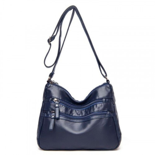 Женская кожаная сумка 0042-9 BLUE