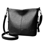 Женская кожаная сумка 0550 BLACK