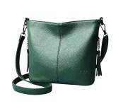 Женская кожаная сумка 0550 GREEN