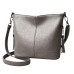 Женская кожаная сумка 0550 GREY