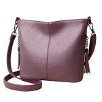 Женская кожаная сумка 0550 PURPLE