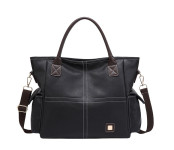 Женская кожаная сумка 090 BLACK