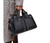 Женская кожаная сумка 10662 BLACK