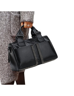 Женская кожаная сумка 10662 BLACK