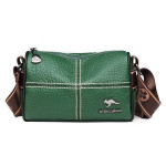 Женская кожаная сумка 1608-4-1 GREEN