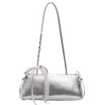 Женская кожаная сумка 2028 SILVER