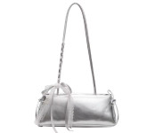 Женская кожаная сумка 2028 SILVER