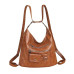 Женская кожаная сумка-рюкзак 206 BLACK