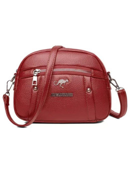 Женская кожаная сумка 208 RED