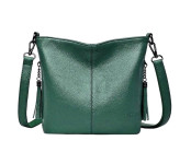 Женская кожаная сумка 2266 GREEN