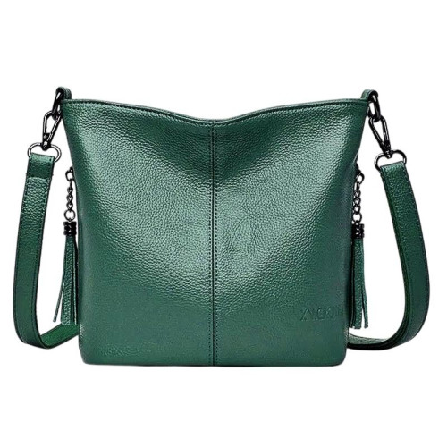 Женская кожаная сумка 2266 GREEN