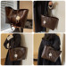Женская кожаная сумка 2502 BROWN