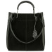 Женская замшевая сумка 298-2 BLACK