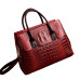 Женская кожаная сумка 3049 RED