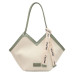 Женская кожаная сумка 3221-1 WHITE GREEN