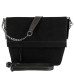 Женская замшевая сумка 350-1 BLACK