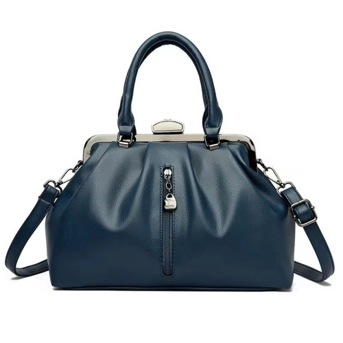 Женская кожаная сумка 3508 BLUE