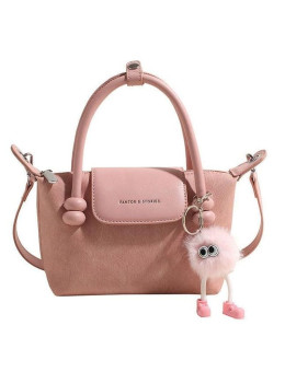 Женская кожаная сумка 3627 PINK