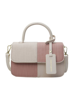 Женская кожаная сумка 3697 IVORY PINK