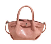 Женская кожаная сумка 5117 PINK