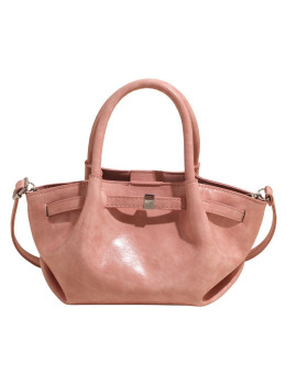 Женская кожаная сумка 5117 PINK