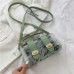 Женская пластиковая сумка 5558 GREEN