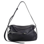 Женская кожаная сумка 573 BLACK