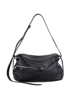 Женская кожаная сумка 573 BLACK