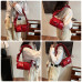 Женская кожаная сумка 5870 RED