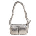 Женская кожаная сумка 5870 SILVER