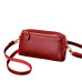 Женская кожаная сумка 6007-1 RED
