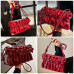 Женская кожаная сумка 6638 RED