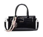 Женская кожаная сумка 679 BLACK
