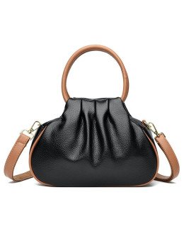 Женская кожаная сумка 76295 BLACK