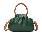 Женская кожаная сумка 76295 GREEN