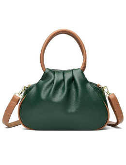 Женская кожаная сумка 76295 GREEN