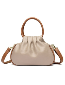 Женская кожаная сумка 76295 KHAKI