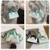 Женская текстильная сумка 8108-4 GREEN WHITE