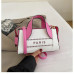 Женская текстильная сумка 8108-4 PINK WHITE