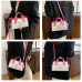 Женская текстильная сумка 8108-4 PINK WHITE