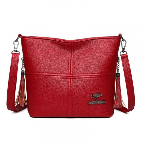 Женская кожаная сумка 823-1 RED