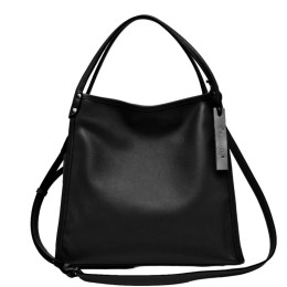 Женская кожаная сумка 845 BLACK