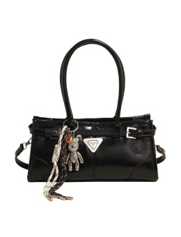 Женская кожаная сумка 8512-5 BLACK