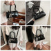 Женская кожаная сумка 8512-5 BLACK