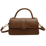 Женская кожаная сумка 8578 BROWN
