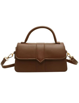 Женская кожаная сумка 8578 BROWN