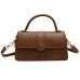 Женская кожаная сумка 8578 BROWN