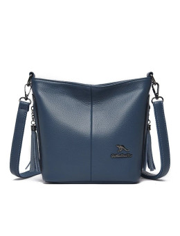 Женская кожаная сумка 8661-1 BLUE