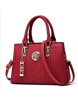 Женская кожаная сумка 8801-81 RED