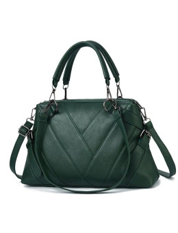 Женская кожаная сумка 8806-86 GREEN